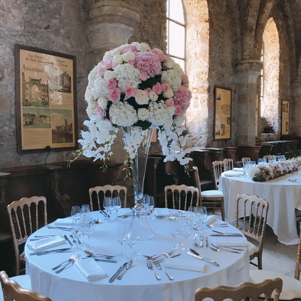 centre de table mariage